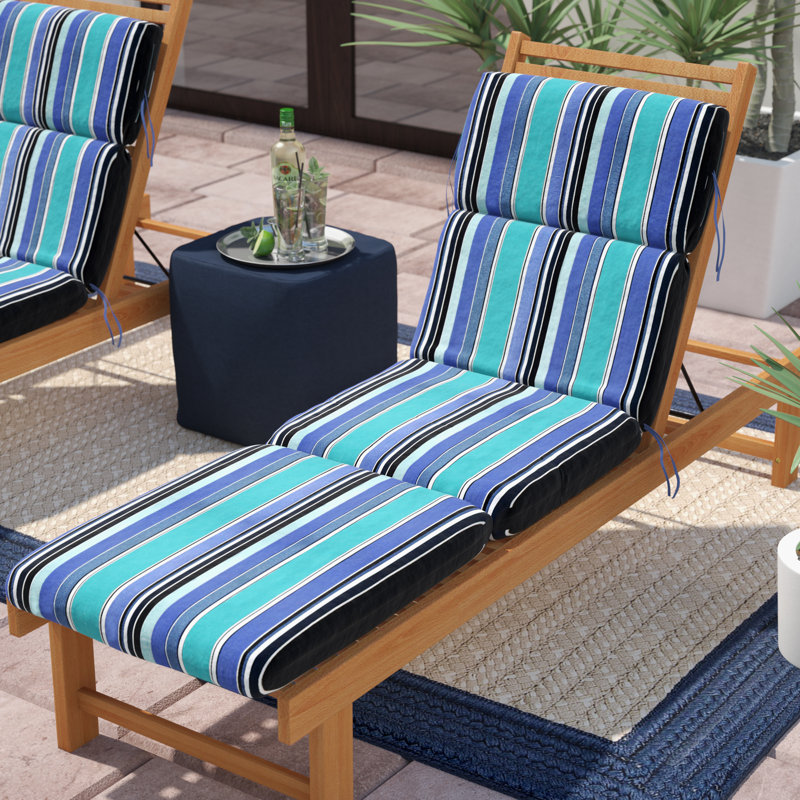 Rosecliff Heights Oasis Indoor Outdoor Sunbrella Chaise Lounge Cushion Reviews Wayfair